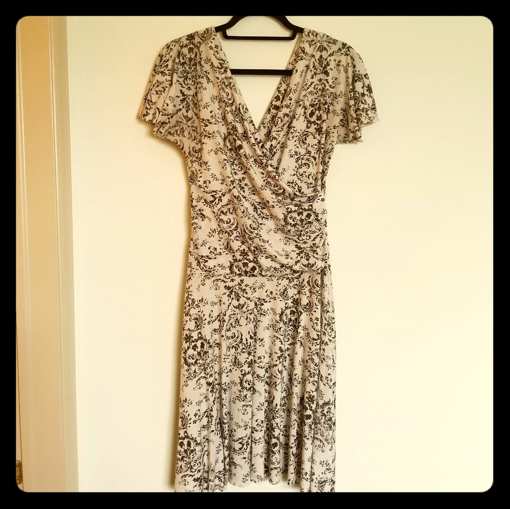 Final Touch Faded Paisley Dress